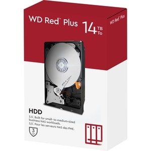 WD Red Plus Festplatte - 3,5" Intern - 14 TB - SATA (SATA/600) - Conventional Magnetic Recording (CMR) Method - Speichersy