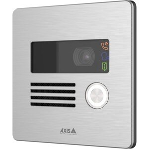AXIS I8016-LVE Video Door Phone Sub Station - 5 Megapixel - CMOS - 140° Horizontal - 114° Vertical - Full-duplex - Stainle
