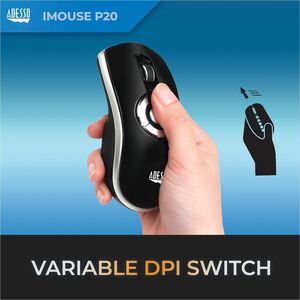 Adesso Wireless presenter mouse (Air Mouse Elite) - With the iMouse P20 you can deliver presentations and lectures from up