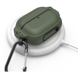 Catalyst Total Protection Carrying Case Apple AirPods Pro - Army Green - Impact Absorbing, Drop Proof, Dirt Resistant, Wat