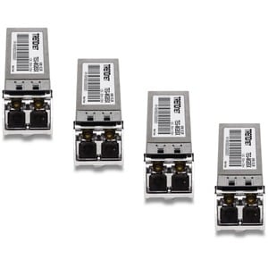 TRENDnet TEG-MGBSX/4 SFP (mini-GBIC) - 1 x LC Duplex 1000Base-X Network - 4 - TAA Compliant - For Optical Network, Data Ne