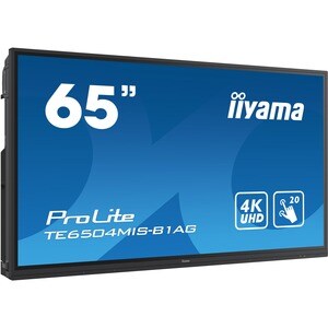 iiyama ProLite TE6504MIS-B1AG 165,1 cm (65 Zoll) LCD-Touchscreen-Monitor - 16:9 Format - 8 ms GTG Reaktionszeit - 1651 mm 