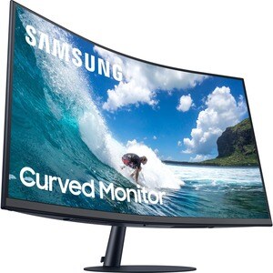 Samsung C32T550FDR 80 cm (31,5 Zoll) Full HD Gekrümmter Bildschirm LCD-Monitor - 16:9 Format - Blau, Grau - 812,80 mm Clas