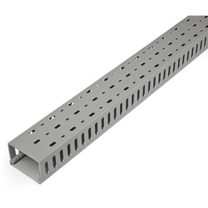 StarTech.com Cable Management Raceway w/Parallel Slots 78in - Network Cable Hider Kit - Slotted Wire Duct System - Cord Co