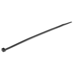 StarTech.com 1000 Pack 8" Cable Ties - Black Large Nylon/Plastic Zip Ties Adjustable Network Cable Wraps UL TAA - Cable Ti