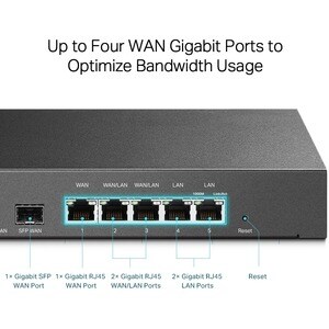 Routeur TP-Link SafeStream TL-ER7206 - 6 Ports - 1 - Gigabit Ethernet