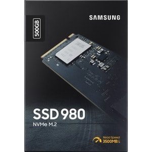 Samsung 980 PCIe 3.0 NVMe Gaming SSD 500GB - Desktop PC Device Supported - 3100 MB/s Maximum Read Transfer Rate - 256-bit 
