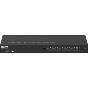 Netgear M4250-26G4F-PoE+ AV Line Managed Switch - 24 Ports - Manageable - 3 Layer Supported - Modular - 4 SFP Slots - 35.8