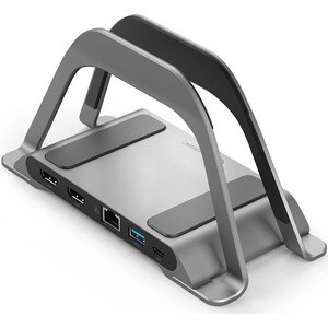 ALOGIC Bolt Plus USB-C Docking Station with stand - ALOGIC Bolt Plus 10-in-1 USB-C Hub Laptop docking station with 100W Po