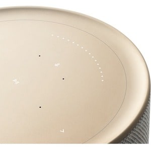 Bang & Olufsen BeoSound Bluetooth Smart Speaker - Google Assistant Supported - Natural Oak - Wall Mountable, Shelf Mountab