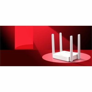 Mercusys AC10 Wi-Fi 5 IEEE 802.11a/b/g/n/ac Ethernet Wireless Router - Dual Band - 2.40 GHz ISM Band - 5 GHz UNII Band - 4