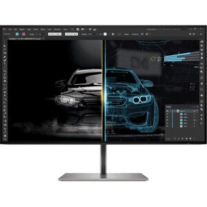 HP Z27u G3 27" Class QHD LCD Monitor - 16:9 - Black - 27" Viewable - In-plane Switching (IPS) Technology - 2560 x 1440 - 3