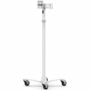 Compulocks Medical Rolling Cart Extended - VESA Compatible White - 75x75mm & 100x100 mm VESA Mount Compatibility, Maximum 