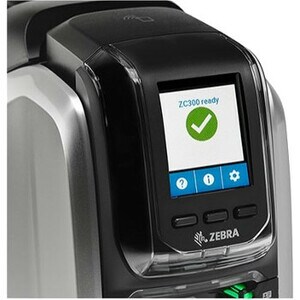 Zebra ZC300 Secretária Dye Sublimation/Thermal Transfer Printer - Cor - Card Print - USB - 4 Segundo Mono - 18 Segundo Cor