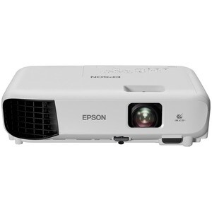 Epson PowerLite E10+ 3LCD Projector - 4:3 - 1024 x 768 - Ceiling, Rear, Front - 6000 Hour Normal Mode - 12000 Hour Economy
