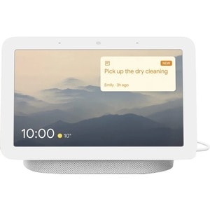 Google Nest Hub (2nd Gen) - Smart display - LCD 7" - wireless - Wi-Fi, Bluetooth - chalk - 7" Width x 2.7" Depth x 4.7" He