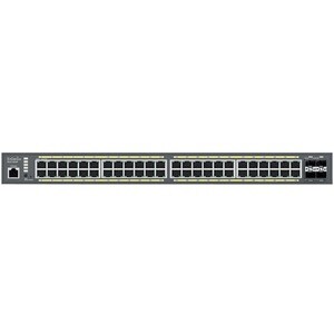 EnGenius Cloud Managed 48-Port Gigabit PoE+ Switch with 4 SFP+ Ports - 48 Ports - Manageable - 2 Layer Supported - Modular