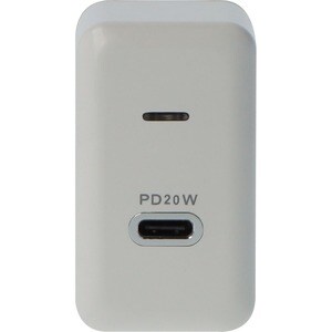 VisionTek 20W USB-C Power Adapter - 1 Pack - 20 W - 5V/3A.9V/2.22A,12 V /1.67A