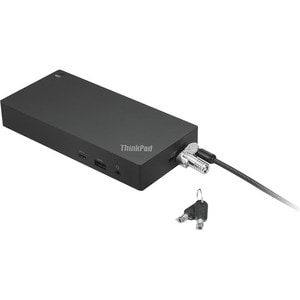 Lenovo NanoSaver Cable Lock For Notebook, Desktop Computer, Tablet, Monitor - 1.80 m Cable - Patented T-bar/Key Lock - Bla