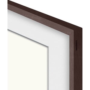 Samsung (2021) 65" The Frame Customizable Bezel - Modern Brown - 57.48" x 32.97" Frame Size - Rectangle - Landscape - Magn