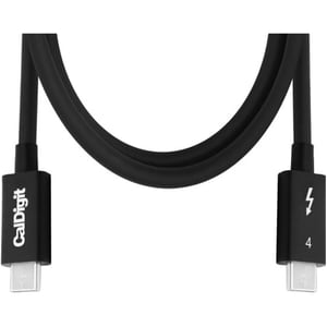 CalDigit Thunderbolt 4 / USB 4 Cable (0.8m) Passive 40Gb/s, 100W, 20V, 5A - 2.62 ft Thunderbolt 4/USB Data Transfer Cable 