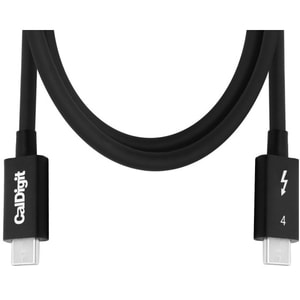 CalDigit Thunderbolt 4 / USB 4 Cable (2m) Active 40Gb/s, 100W, 20V, 5A - 6.56 ft Thunderbolt 4 A/V Cable for MacBook Pro, 