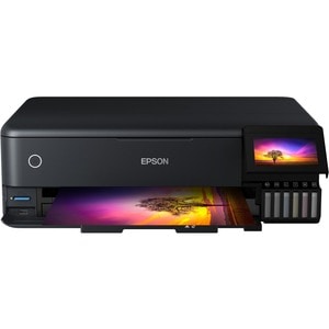 Epson ET-8550 Wireless EcoTank Inkjet Multifunction Printer - Colour - Black - Copier/Printer/Scanner - 32 ppm Mono/32 ppm