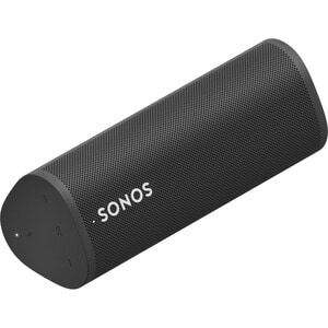 SONOS Roam Portable Bluetooth Smart Speaker - Google Assistant, Alexa Supported - Black - Wireless LAN - Battery Rechargeable
