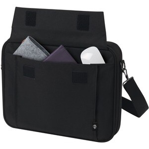 Dicota Eco Tasche für 38,1 cm (15 Zoll) bis 43,9 cm (17,3 Zoll) Notebook - Schwarz - 300D Polyethylene Terephthalate (PET)