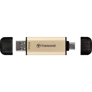 Transcend JetFlash 930C 512 GB USB 3.2 (Gen. 1) Typ A, USB 3.2 (Gen 1) Typ C Flash-Laufwerk - Golden - 420 MB/s Read Speed