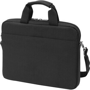 Dicota Eco Tasche für 33 cm (13 Zoll) bis 35,8 cm (14,1 Zoll) Notebook - Schwarz - 300D Polyethylene Terephthalate (PET) K