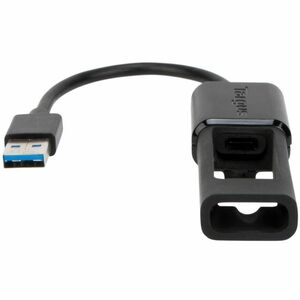 Targus ACC110401GLX 10 cm USB/USB-C Data Transfer Cable for Docking Station - First End: 1 x USB Type C - Female - Black