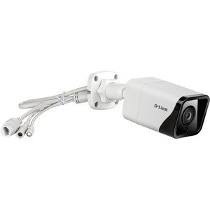D-Link Vigilance DCS-4714E 4 Megapixel HD Network Camera - 98.43 ft (30 m) - H.265, H.264, MJPEG - 2592 x 1520 Fixed Lens 