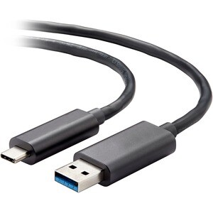 Vaddio 26 ft USB 3.2 Active Optical Cable - Type C to Type A - Black - 26.25 ft Fiber Optic Data Transfer Cable for Video 