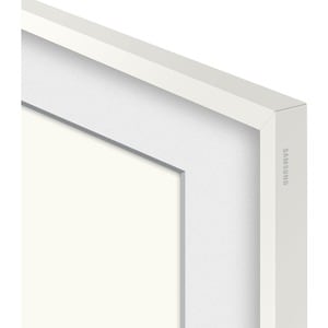 Samsung (2021) 43" The Frame Customizable Bezel - Modern White - 22.17" x 38.30" Frame Size - Rectangle - Wall Mountable -