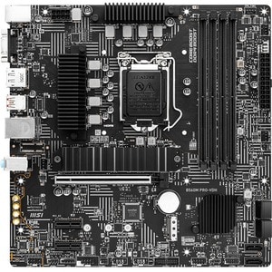 MSI B560M PRO-VDH Desktop-Mainboard - Intel Chipsatz - Socket LGA-1200 - Intel-Optane-speicherbereit - Micro ATX - Core i3