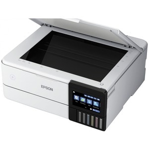 Epson ET-8500 Wireless EcoTank Inkjet Multifunction Printer - Colour - White - Copier/Printer/Scanner - 32 ppm Mono/32 ppm
