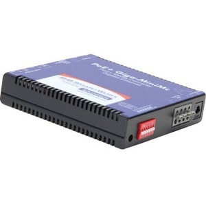 Advantech IMC-390 Transceiver/Media Converter - 2 x Network (RJ-45) - 2x PoE+ (RJ-45) Ports - 1 x SC Ports - Multi-mode - 