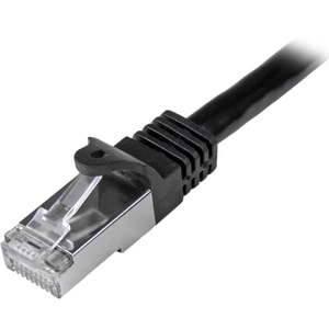 StarTech.com 2m Cat6 Patch Cable - Shielded (SFTP) Snagless Gigabit Network Patch Cable - Black - First End: 1 x RJ-45 Net