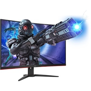 AOC C32G2ZE 32" Class Full HD Ecrã curvo Monitor LCD para gaming - 16:9 - Preto - 80 cm (31,5") Viewable - Alinhamento ver