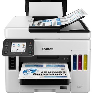 Canon MAXIFY GX7050 Kabellos - Tintenstrahl-Multifunktionsdrucker - Farbe - Mehrfärbig - Kopierer/Fax/Drucker/Scanner - 60