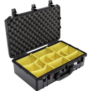 Pelican 1555 Air Case - Internal Dimensions: 23" Length x 12.75" Width x 7.50" Depth - External Dimensions: 24.8" Length x