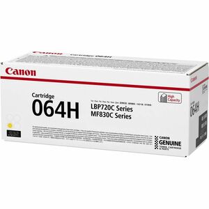 Canon 064H Hoch Kapazität Laserdruck Tonerkartusche - Gelb - Originaler Pack