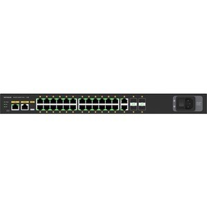 Netgear M4250-26G4F-PoE+ AV Line Managed Switch - 24 Ports - Manageable - 3 Layer Supported - Modular - 4 SFP Slots - 35.8
