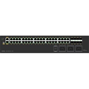 Netgear M4250-40G8XF-PoE++ AV Line Managed Switch - 40 Ports - Manageable - 3 Layer Supported - Modular - 82.60 W Power Co