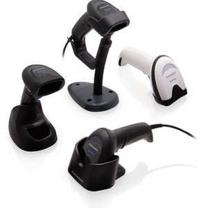 Datalogic QuickScan QD2500 Retail, Commercial Service, Hospitality, Government Handheld Barcode Scanner Kit - Cable Connec