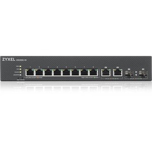 ZYXEL GS2220 GS2220-10 8 Ports Manageable Ethernet Switch - Gigabit Ethernet - 10/100/1000Base-T, 1000Base-X - 4 Layer Sup