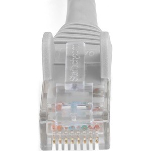 StarTech.com 2m CAT6 Ethernet Cable, LSZH (Low Smoke Zero Halogen), 10 GbE Snagless 100W PoE UTP RJ45 Grey CAT 6 Network P