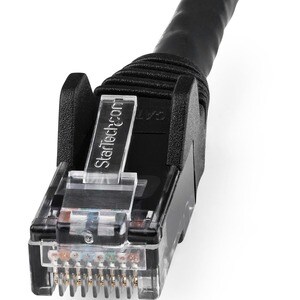 StarTech.com 5m CAT6 Ethernet Cable, LSZH (Low Smoke Zero Halogen), 10 GbE Snagless 100W PoE UTP RJ45 Black CAT 6 Network 