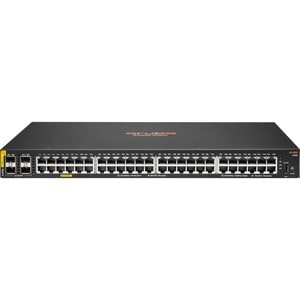 Aruba 6100 48 Ports Ethernet Switch - Gigabit Ethernet, 10 Gigabit Ethernet - 10/100/1000Base-T, 10GBase-X - 2 Layer Suppo